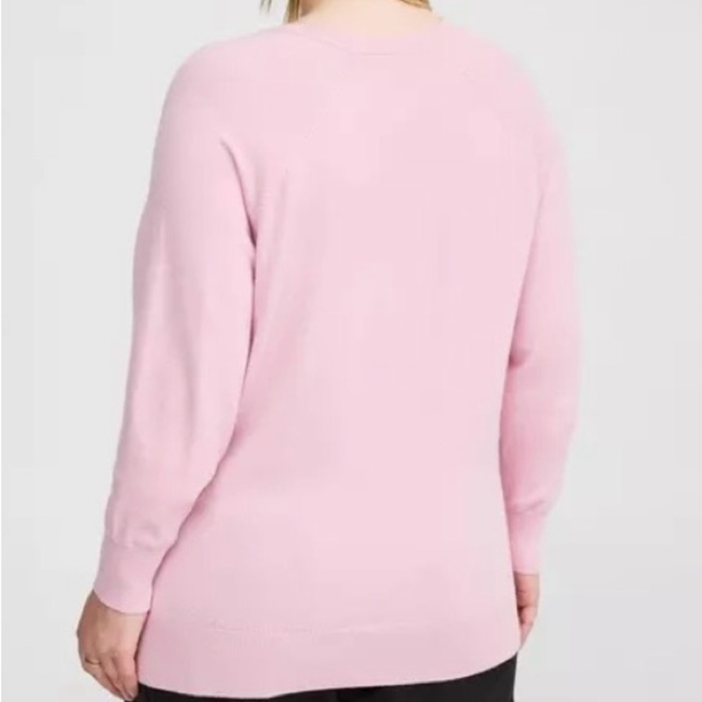 NWT Torrid Soft Pink Crew Neck Sweater - Picture 5 of 10